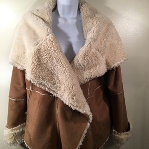 Suede and Fur Jacket by B Hip! Me Jane Size M